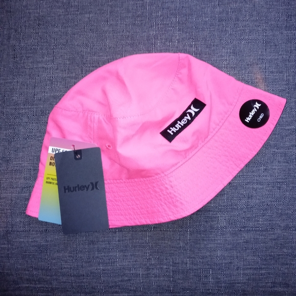 Chapeau Bucket Rose Pour Enfant Zone - Protection Solaire UPF 50+, Avec Cordon